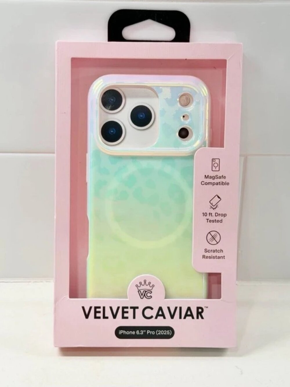 Velvet Caviar White Opal Leopard MagSafe iPhone 17 Pro New